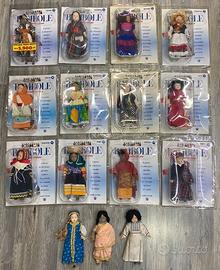 Lotto di 15 Bambole da Collezione Paesi del Mondo