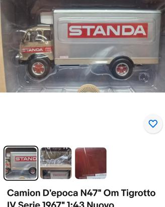 Camion d'epoca De Agostini Standa 