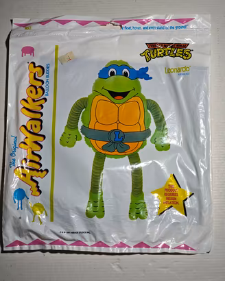 PALLONE Tartarughe Ninja Leonardo Vintage 1991elio
