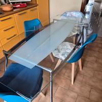 Tavolo in vetro temperato 180x85