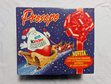 Presepe Kinder vintage del 1997 da montare