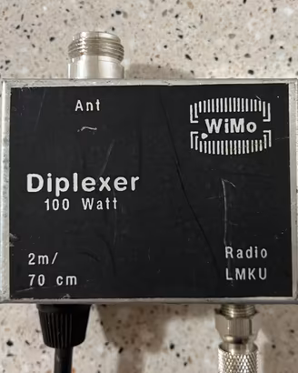 DUPLEXER DIPLEXER WIMO 100 WATT VHF+UHF / FM radio