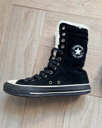 converse stivali da donna con pelliccia