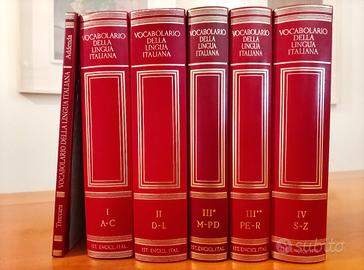 Vocabolario lingua italiana TRECCANI 5 volumi