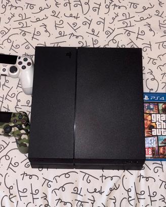 Ps4 fat 500gb + 2 controller + Gta 5