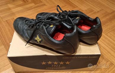 scarpe da calcio artigianali in pelle