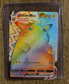 Pikachu Vmax arcobaleno 188/185