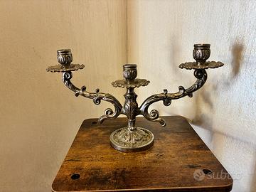 Candelabro in peltro