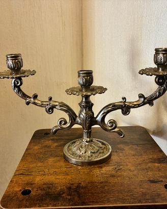 Candelabro in peltro