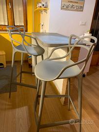 Kartell 2 sgabelli alti Masters di Philippe Starck