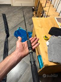 Canna casting luccio