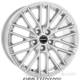 Cerchi lega 17 BORBET BS5 Silver MINI AUDI FORD