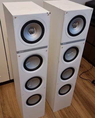 KEF Q500 Bianchi graffiati ma senza difetti 