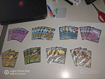 125 carte Pokemon ex/shiny/pokeball/strumento