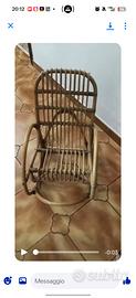  sedia a dondolo vintage 