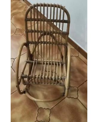  sedia a dondolo vintage 