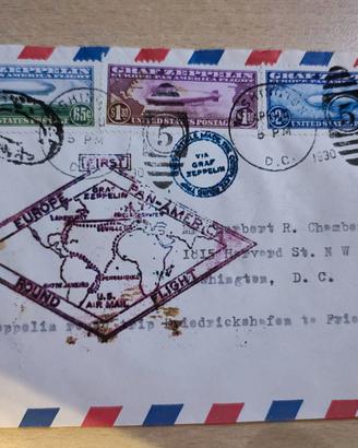 Busta ZEPPELIN 1930 "Serie Completa" - FDC