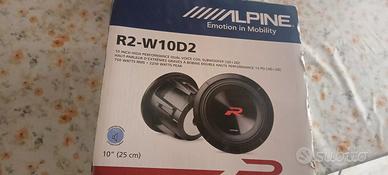 coppia subwoofer alpine