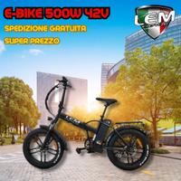 E-bike 500w 48v pieghevole Fat Bike Pedalata Assis