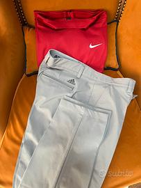 Golf. Abbigliamento. Completo Adidas/Nike