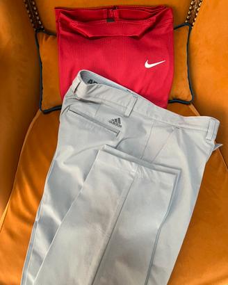 Golf. Abbigliamento. Completo Adidas/Nike