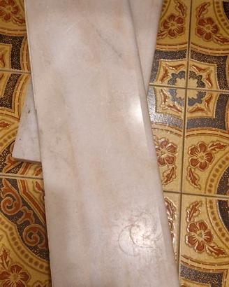 2 LASTRE DI MARMO ROSA