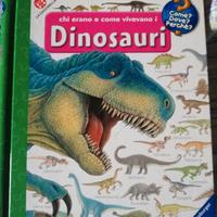 Libro dinosauri pari al nuovo. 