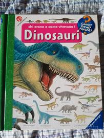 Libro dinosauri pari al nuovo. 