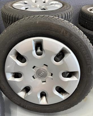 Cerchi in ferro coppe e gomme inverno 185/60/15