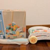 Carrellino primi passi in legno