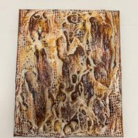 Quadro astratto materico stucco e acrilico