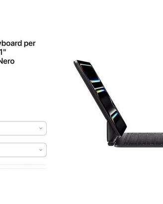 Magic Keyboard per iPad 11" Pro NUOVA, Colore NERO