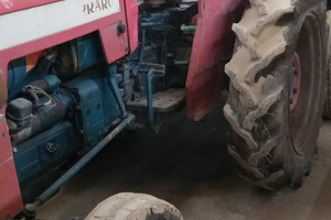 Trattore Carraro con rimorchio