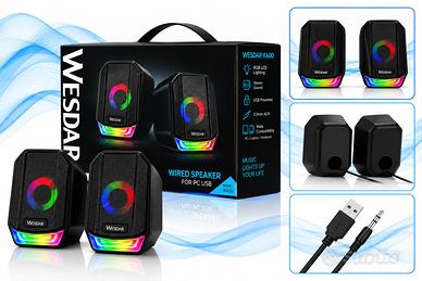 WESDAR CS59 – Altoparlanti Stereo per PC USB 5W