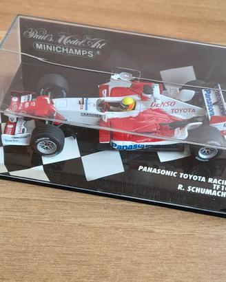 MOD F 1 1.43 MINICHAMPS TOYOTA RACING TF 105