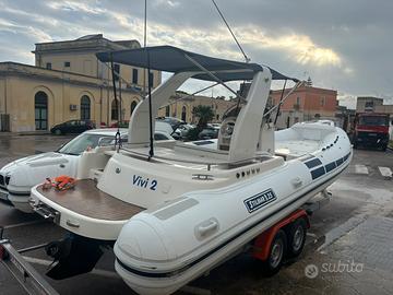 Gommone stilmar 25 con carrello 35 ql dopoio asse