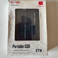 SSD Portatile M.2 2TB USB 3.1 Type-C