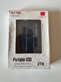 SSD Portatile M.2 2TB USB 3.1 Type-C