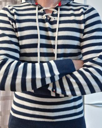 pullover con cappuccio Tommy Hilfiger Taglia S 