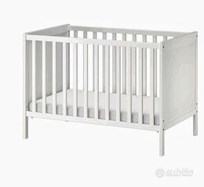 culla lettino Ikea sundvik, con materasso 