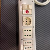 Ciabatta elettrica professionale multipresa