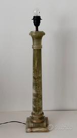 Base per lampada da tavolo in onice