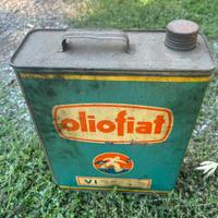 Lattina olio Fiat vintage
