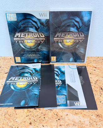 Metroid Prime Trilogy Wii completo in italiano