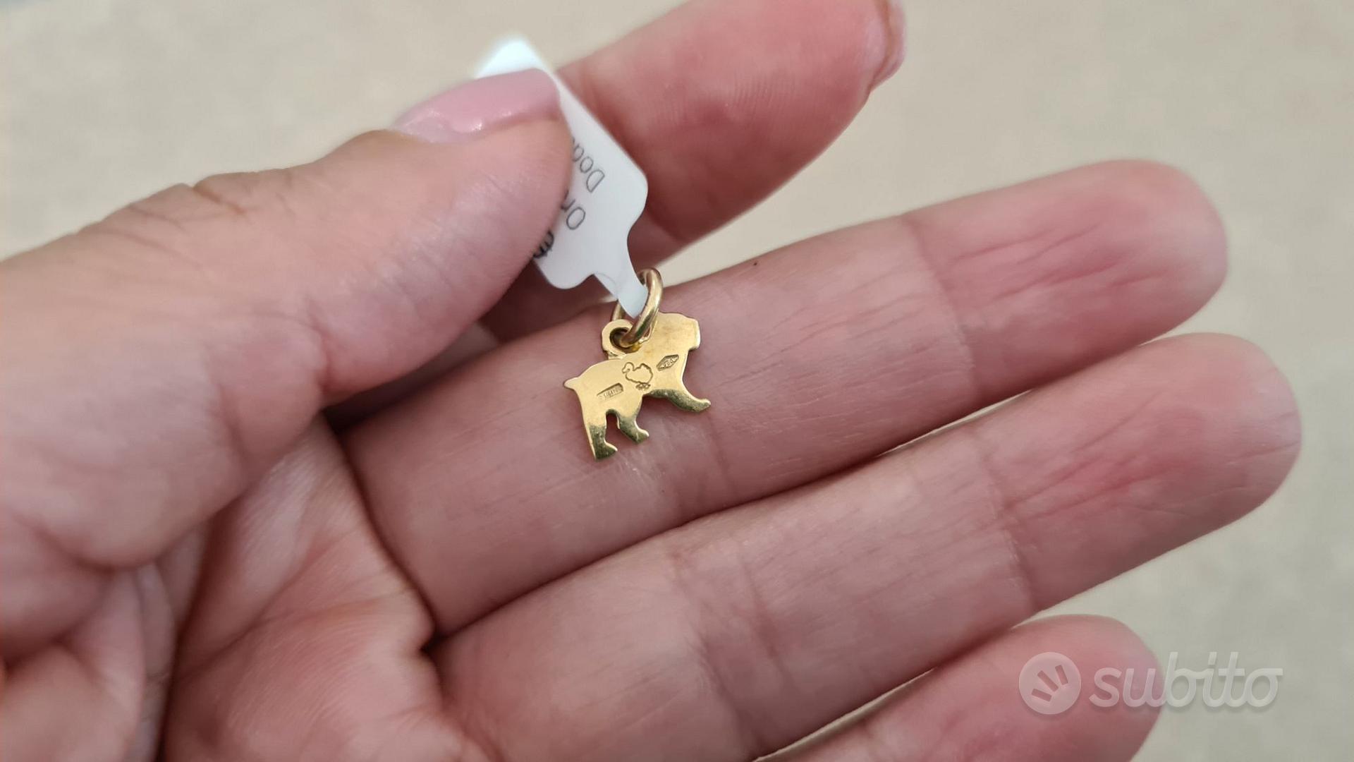 Ciondolo Dodo a forma di Cane in Oro 18 kt Abbigliamento e