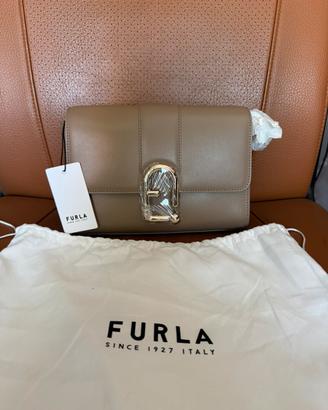 Furla Urban S Crossbody Beige/Oro