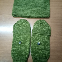 Scaldacollo + muffole in lana