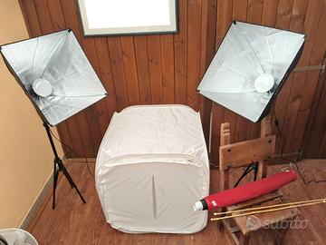 KIT STUDIO FOTOGRAFICO ESDDI – SOFTBOX, LUCI E ACC