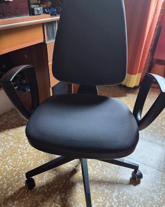 SEDIA UFFICIO PROFESSIONAL CON RUOTE PER PARQUET