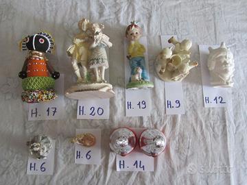 Lotto di 9 satuine .